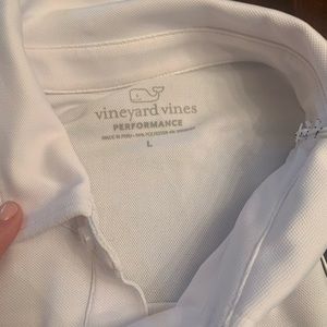 Vineyard vines white polo style shirt new with tags size large